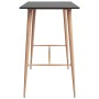 Mesa alta y taburetes de bar 5 piezas negro de , muebles para cocinas y comedores - Ref: Foro24-3057459, Precio: 464,12 €, De...