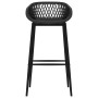 Mesa alta y taburetes de bar 5 piezas negro de , muebles para cocinas y comedores - Ref: Foro24-3057459, Precio: 464,12 €, De...