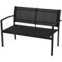 4-teiliges Gartenmöbelset aus schwarzem Textilene von vidaXL, Gartensets - Ref: Foro24-42162, Preis: 178,27 €, Rabatt: %