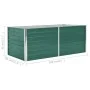Jardinera elevada de acero galvanizado verde 160x80x45 cm de , Maceteros y jardineras - Ref: Foro24-47014, Precio: 55,77 €, D...