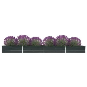 Arriate de acero galvanizado gris antracita 600x80x45 cm de , Maceteros y jardineras - Ref: Foro24-47075, Precio: 115,70 €, D...
