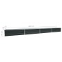 Arriate de acero galvanizado gris antracita 600x80x45 cm de , Maceteros y jardineras - Ref: Foro24-47075, Precio: 109,58 €, D...