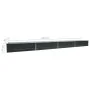 Arriate de acero galvanizado gris antracita 600x80x45 cm de , Maceteros y jardineras - Ref: Foro24-47075, Precio: 115,70 €, D...