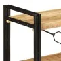 Estantería de 3 niveles madera maciza de mango 140x30x80 cm de , Librerías y estanterías - Ref: Foro24-320620, Precio: 189,96...