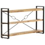 Estantería de 3 niveles madera maciza de mango 140x30x80 cm de , Librerías y estanterías - Ref: Foro24-320620, Precio: 193,75...