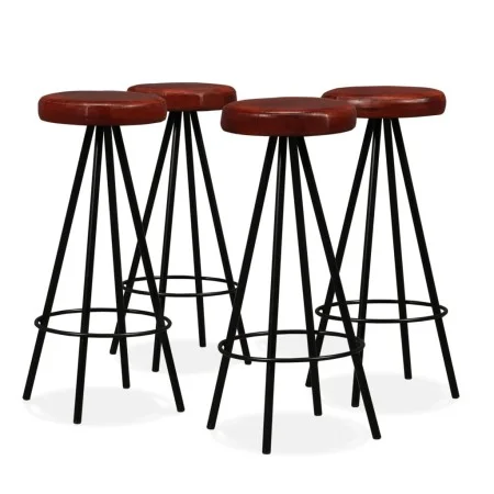 Kitchen bar stools 4 units genuine leather by , Kitchen stools - Ref: Foro24-245444, Price: 246,95 €, Discount: %