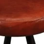 Taburetes de barra de cocina 4 unidades cuero auténtico de , Taburetes de cocina - Ref: Foro24-245444, Precio: 246,95 €, Desc...