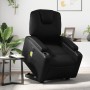 Sillón de masaje elevable eléctrico cuero sintético negro en Sillones | Comprar online en Foru.es