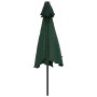 Sombrilla voladiza con LED 3 m verde de vidaXL, Sombrillas - Ref: Foro24-42203, Precio: 107,56 €, Descuento: %
