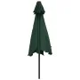 Sombrilla voladiza con LED 3 m verde de vidaXL, Sombrillas - Ref: Foro24-42203, Precio: 96,69 €, Descuento: %