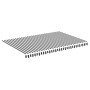 Tela de repuesto para toldo gris antracita y blanco 4,5x3 m de , Toldos - Ref: Foro24-311989, Precio: 63,32 €, Descuento: %