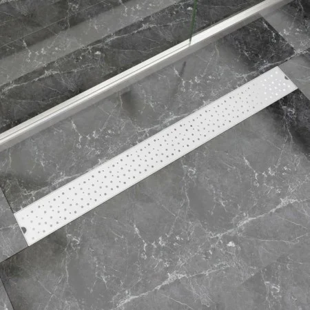 Desagüe de ducha lineal burbuja acero inoxidable 1030x140 mm de vidaXL, Desagües - Ref: Foro24-142194, Precio: 54,29 €, Descu...