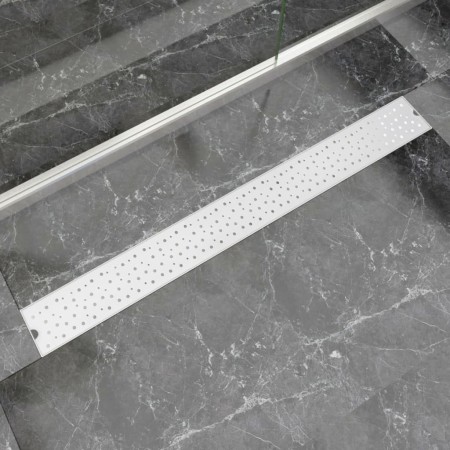 Desagüe de ducha lineal burbuja acero inoxidable 1030x140 mm de vidaXL, Desagües - Ref: Foro24-142194, Precio: 55,03 €, Descu...