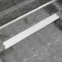 Desagüe de ducha lineal burbuja acero inoxidable 1030x140 mm de vidaXL, Desagües - Ref: Foro24-142194, Precio: 54,29 €, Descu...