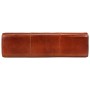 Banco potro Bok madera de mango y cuero marrón 110 cm de , Bancos de comedor y cocina - Ref: Foro24-351102, Precio: 170,66 €,...