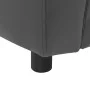 Sofá para perros cuero sintético gris 67x41x39 cm de , Camas para perros - Ref: Foro24-170948, Precio: 78,12 €, Descuento: %
