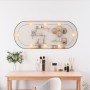 Espejo de pared ovalado con luces LED vidrio 40x90 cm de , Espejos - Ref: Foro24-3189163, Precio: 54,09 €, Descuento: %