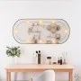 Oval wall mirror with LED lights, glass, 40x90 cm by , Mirrors - Ref: Foro24-3189163, Price: 53,16 €, Discount: %