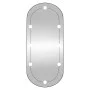 Oval wall mirror with LED lights, glass, 40x90 cm by , Mirrors - Ref: Foro24-3189163, Price: 53,16 €, Discount: %