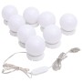 Espejo de pared ovalado con luces LED vidrio 40x90 cm de , Espejos - Ref: Foro24-3189163, Precio: 54,09 €, Descuento: %