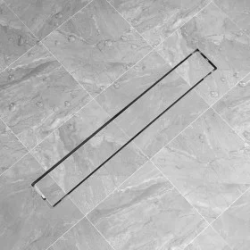 Desagüe lineal de ducha de acero inoxidable 830x140 mm de vidaXL, Desagües - Ref: Foro24-142174, Precio: 61,96 €, Descuento: %