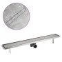 Desagüe lineal de ducha de acero inoxidable 830x140 mm de vidaXL, Desagües - Ref: Foro24-142174, Precio: 61,96 €, Descuento: %