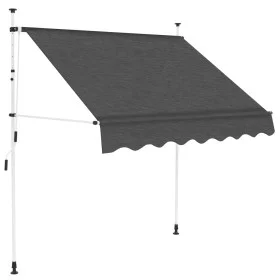 Toldo retráctil de operación manual antracita 200 cm de , Toldos - Ref: Foro24-143688, Precio: 70,75 €, Descuento: %