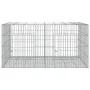 Jaula para conejos 2 paneles hierro galvanizado 110x79x54 cm de , Jaulas y habitáculos para animales pequeños - Ref: Foro24-1...