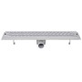 Desagüe de ducha lineal ondulado acero inoxidable 630x140 mm de vidaXL, Desagües - Ref: Foro24-142184, Precio: 45,05 €, Descu...