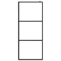 Duschwand mit ESG-Glas und schwarzer Aluminiumablage 90x195 cm von , Duschwände und Duschwände - Ref: Foro24-3185459, Preis: ...