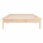 Estructura de cama con LED madera maciza 90x200 cm de , Camas y somieres - Ref: Foro24-820591, Precio: 102,72 €, Descuento: %