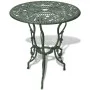 Garden bistro table and chairs 3 pieces green cast aluminum by vidaXL, Garden sets - Ref: Foro24-42164, Price: 185,21 €, Disc...