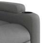 Sillón reclinable eléctrico de tela gris oscuro en Sillones | Comprar online en Foru.es