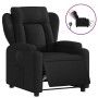 Sillón reclinable eléctrico de tela negro en Sillones | Comprar online en Foru.es