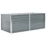 Jardinera elevada de acero galvanizado gris 160x80x45 cm de , Maceteros y jardineras - Ref: Foro24-47011, Precio: 56,37 €, De...
