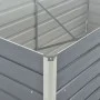 Jardinera elevada de acero galvanizado gris 160x80x45 cm de , Maceteros y jardineras - Ref: Foro24-47011, Precio: 56,37 €, De...
