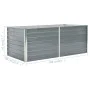 Jardinera elevada de acero galvanizado gris 160x80x45 cm de , Maceteros y jardineras - Ref: Foro24-47011, Precio: 56,37 €, De...