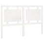 Cabecero de cama madera maciza de pino blanco 145,5x4x100 cm de , Cabeceros y pies de cama - Ref: Foro24-817941, Precio: 65,5...