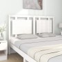 Cabecero de cama madera maciza de pino blanco 145,5x4x100 cm de , Cabeceros y pies de cama - Ref: Foro24-817941, Precio: 65,5...