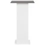 White and anthracite gray high kitchen table 60x60x110 cm by , Kitchen and dining tables - Ref: Foro24-280210, Price: 68,43 €...