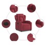 Sillón reclinable eléctrico tela rojo tinto en Sillones | Comprar online en Foru.es