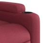 Sillón reclinable eléctrico tela rojo tinto en Sillones | Comprar online en Foru.es