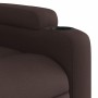 Sillón reclinable eléctrico tela marrón oscuro en Sillones | Comprar online en Foru.es