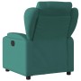 Sillón reclinable eléctrico tela verde oscuro en Sillones | Comprar online en Foru.es