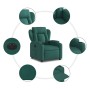 Sillón reclinable eléctrico tela verde oscuro en Sillones | Comprar online en Foru.es