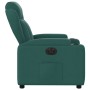 Sillón reclinable eléctrico tela verde oscuro en Sillones | Comprar online en Foru.es