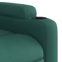 Sillón reclinable eléctrico tela verde oscuro en Sillones | Comprar online en Foru.es