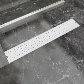 Bubble stainless steel linear shower drain 730x140 mm by vidaXL, Drains - Ref: Foro24-142191, Price: 47,99 €, Discount: %