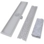 Desagüe lineal de ducha Bubble acero inoxidable 730x140 mm de vidaXL, Desagües - Ref: Foro24-142191, Precio: 48,73 €, Descuen...
