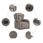 Sillón reclinable eléctrico tela gris taupé en Sillones | Comprar online en Foru.es